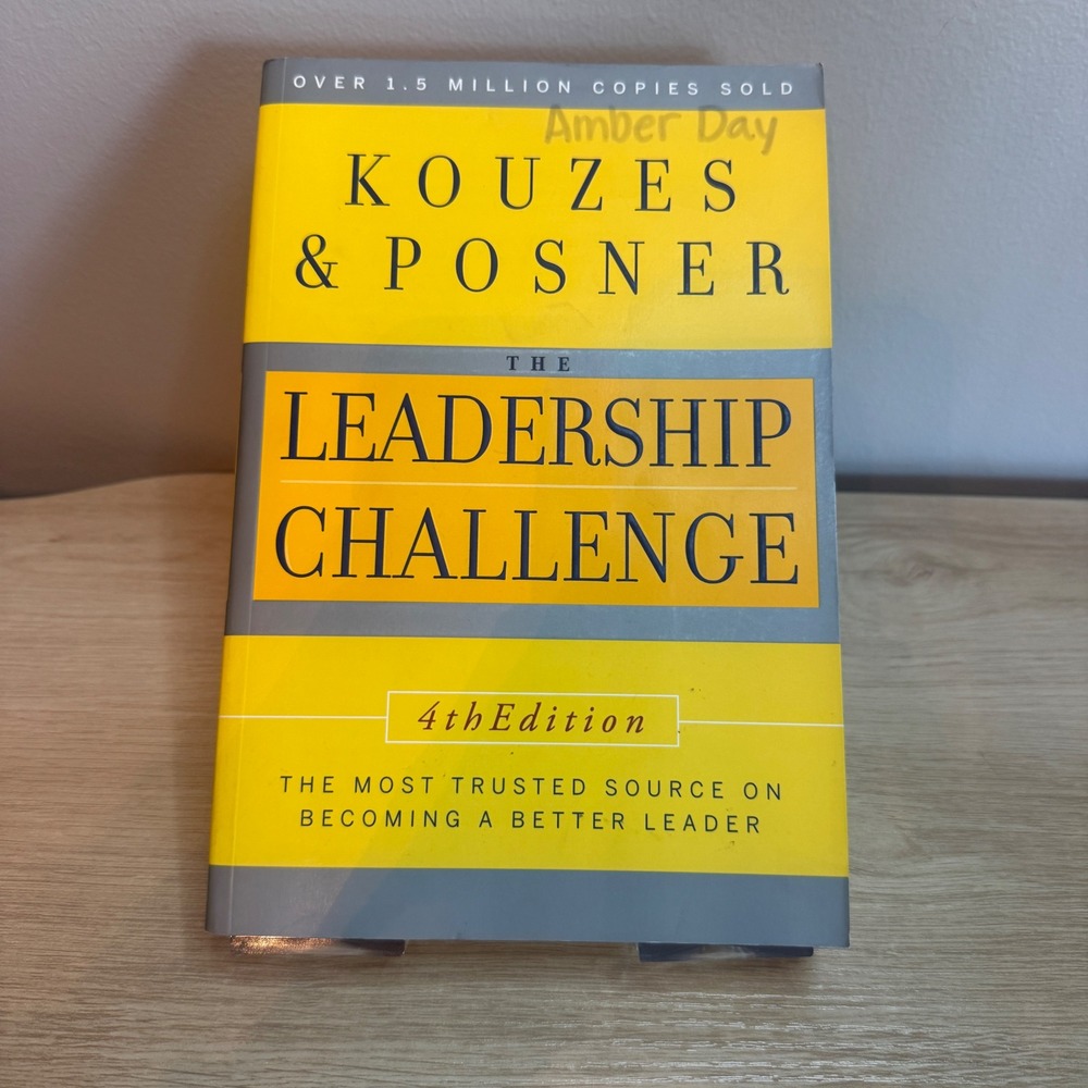 The Leadership Challenge 4th Edition Kouzes Posner Hardcover Business Book 2007